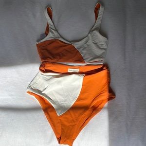 Mara Hoffman swim suit set